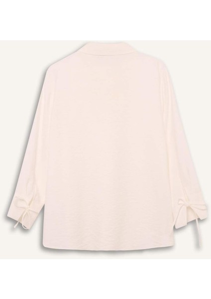 Regular Fit Basic Düz Uzun Kollu Gömlek