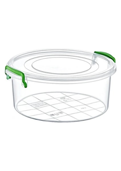 çınar ticaret yuvarlak saklama kutusu 2.4 litre