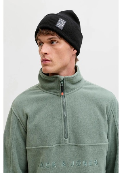 Erkek Jacalpes Logo Detaylı Örme Bere 12286472 Siyah