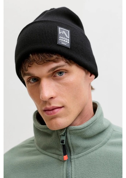 Erkek Jacalpes Logo Detaylı Örme Bere 12286472 Siyah fiyatları