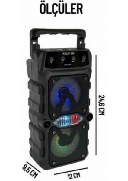 Büyük Boy Bluetooth Hoparlör Çoklu Bağlantı Çift Çıkışlı Taşınabilir Kesintisiz modelleri