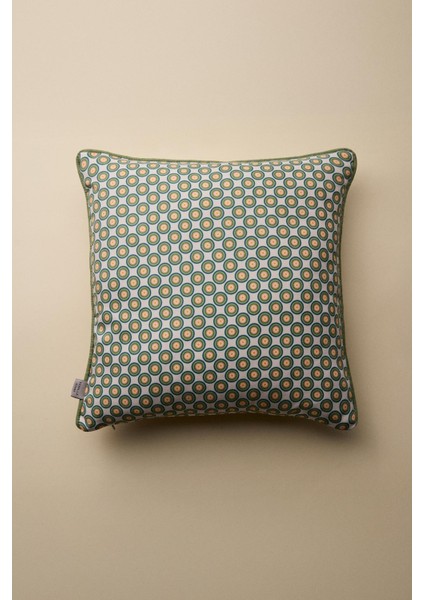 Retroloop Desenli Biye Detaylı Kırlent Kılıfı fiyatları