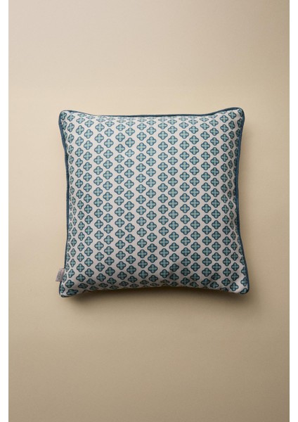 Merivo Desenli Biye Detaylı Kırlent Kılıfı