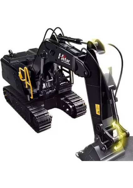 Oyuncak 1:12 Ölçek Büyük Boy Işıklı Sesli Şarjlı Duman Atan Kumandalı Kepçe modelleri