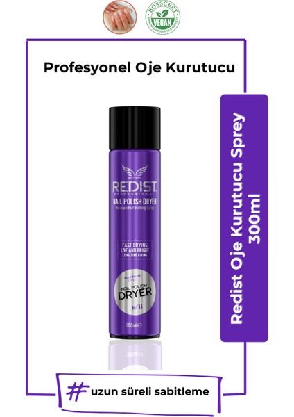 300 ml Oje Kurutucu Manikür İçin Hızlı Kuruma Sağlayan Etkili Profesyonel Sprey