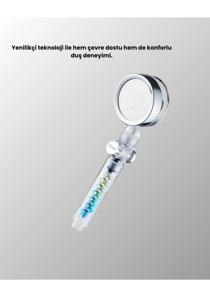 çınar ticaret rahatlatıcı yağmur etkili el duşu – döner pervaneli, dayanıklı ve şık tasarım indirimleri