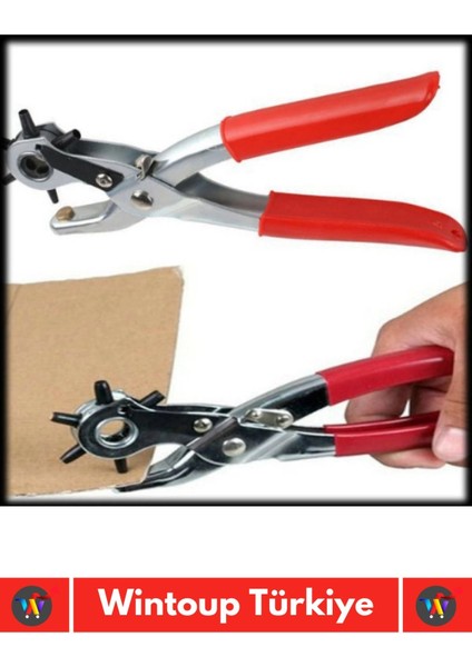 çınar ticaret özel üretim yüksek kaliteli delik uç açıcı ayarlanabilir 6 farklı uçlu metal kemer delme pensesi modelleri