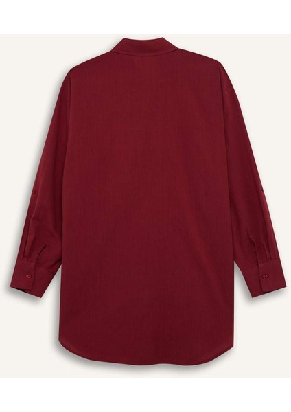 Regular Fit Pamuklu Plaj Gömleği-Fall in Love