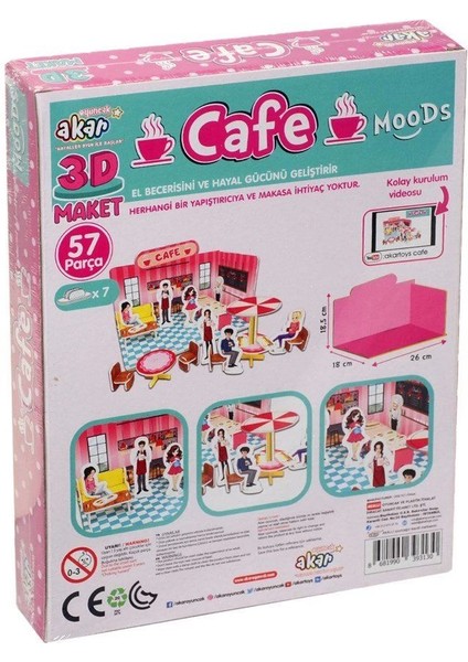 çınar ticaret cafe maket 3 boyutlu puzzle fiyatları