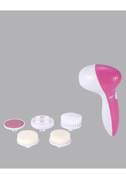 çınar ticaret 5 başlıklı yüz masaj aleti – cilt temizleme, peeling, siyah nokta ve gözenek bakımı indirimleri