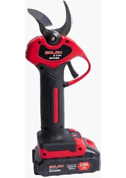 çınar ticaret solax b-2104 şarjlı budama makası 32 mm