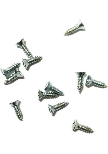 çınar ticaret klips, menteşe, ayak, ağaç, sunta vidası 2,2x7,5mm - nikel 1000 adet