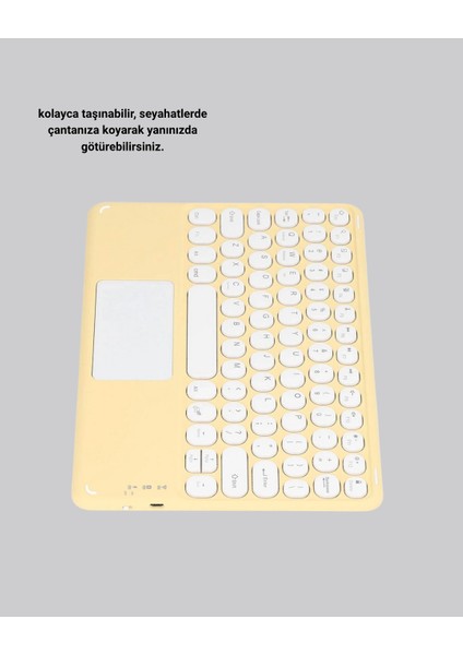 çınar ticaret bluetooth kablosuz klavye – ınce slim model, tablet ve akıllı tv uyumlu, sessiz tuşlu taşınabilir klavye fırsatları