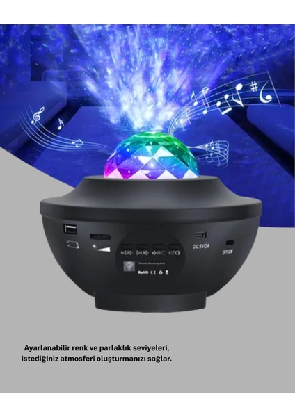 çınar ticaret galaxy yıldız projektör çok renkli ayarlı parlaklık uzay atmosfer ışığı modelleri