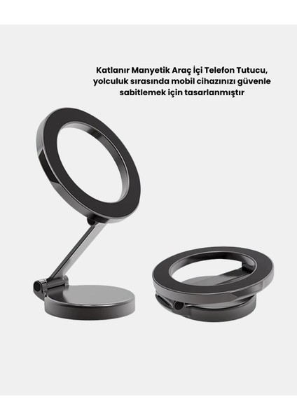 çınar ticaret katlanır manyetik araç ıçi telefon tutucu – 360° dönebilen, magsafe uyumlu, güçlü mıknatıslı tasarım fırsatları