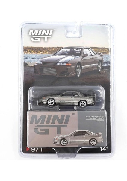 çınar ticaret mini gt 1/64 nissan skyline gt-r(r32) veilside combat c-ı veilside combat grey - blister paket fiyatları