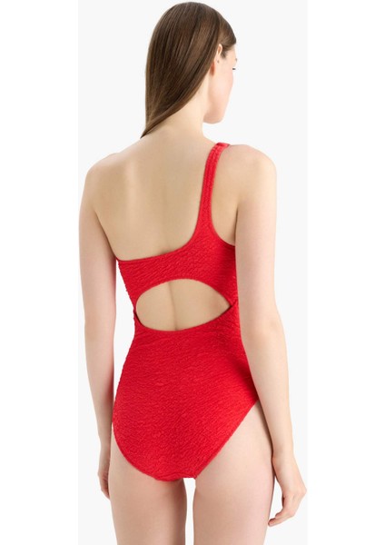 Regular Fit Gofre Dokulu Tek Omuz Mayo E2575AX25SM