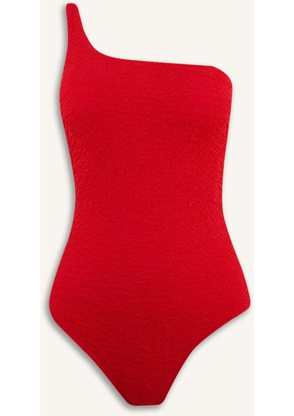 Regular Fit Gofre Dokulu Tek Omuz Mayo E2575AX25SM