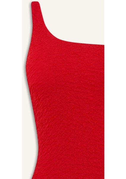 Regular Fit Gofre Dokulu Tek Omuz Mayo E2575AX25SM