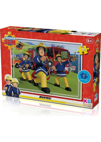 çınar ticaret ks fireman sam 100 parça puzzle