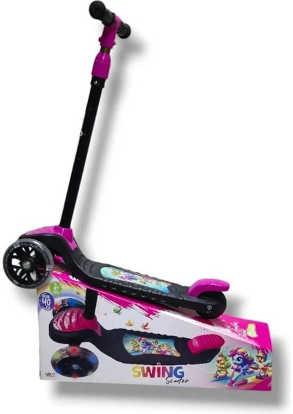 çınar ticaret swing scooter pembe ışıklı