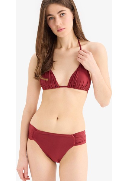 Regular Fit Saten Bikini Alt E0399AX25SM