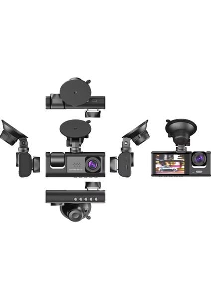 çınar ticaret s-1 1080p araç ıçi kamera 3 kameralı ( ön görüş - geri görüş - ıç görüş ) gece görüşlü