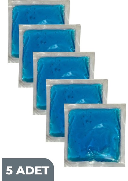çınar ticaret termojel sıcak soğuk kompres jel buz paketi, 5 adet soğutucu jel ısıtıcı jel kompres 13cmx13cm