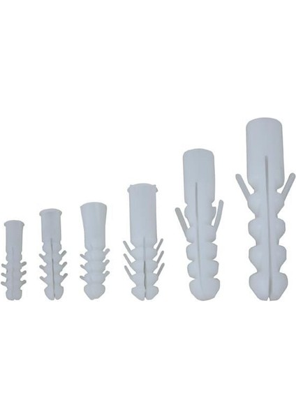 çınar ticaret plastik dubel beyaz 10 mm ( 100 adet )