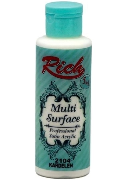 çınar ticaret rich multi surface 2104 kardelen akrilik boya 120 cc