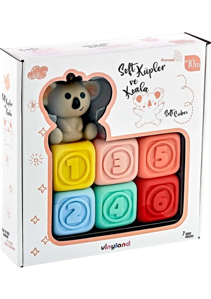 çınar ticaret vinyland soft aktivite küpler koala 7'li set 661914