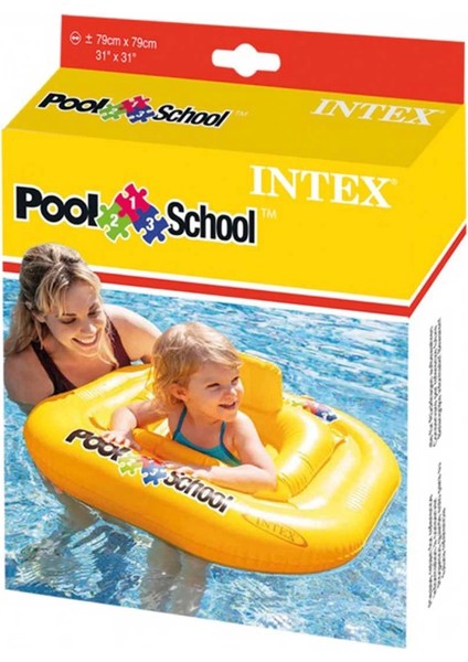 çınar ticaret ıntex oturaklı kare bebe flotoru 79 cm 56587