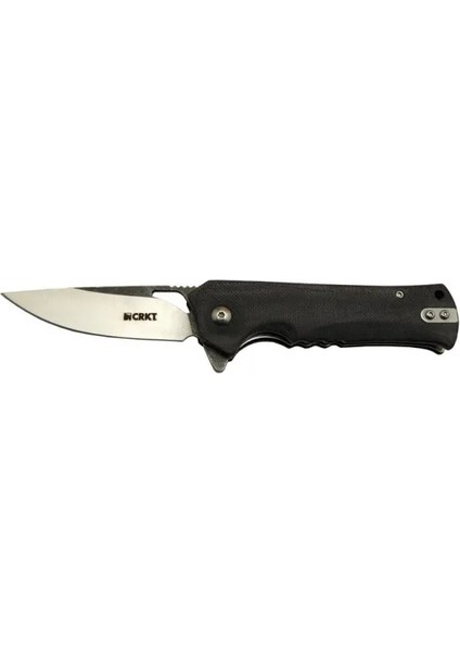 çınar ticaret eco lounge crkt muskie 202 bk siyah kamp / outdoor çakı 18 cm - yarı otomatik, kemerlikli, kutulu