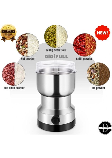 çınar ticaret elektrikli paslanmaz çelik kahve baharat pirinç öğütücü 150w