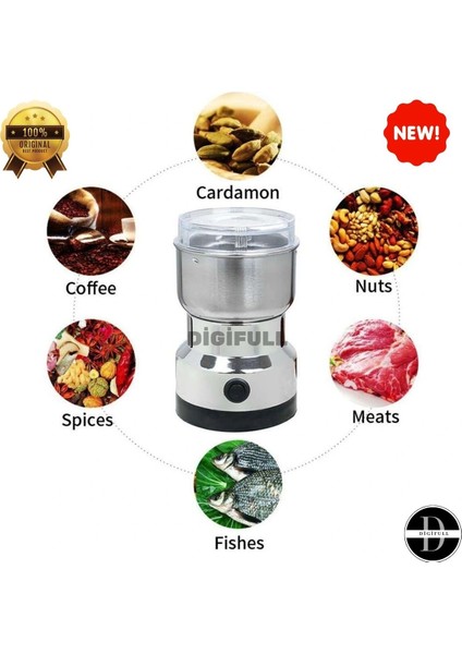 çınar ticaret elektrikli paslanmaz çelik kahve baharat pirinç öğütücü 150w fiyatları