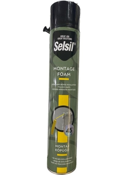 çınar ticaret selsil tam dolum poliüratan montaj köpüğü 845 gr