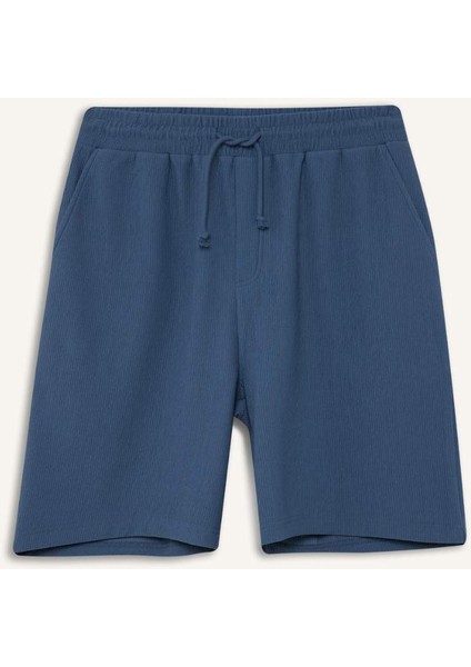 Regular Fit Düz Paça Şort D9493AX25SM