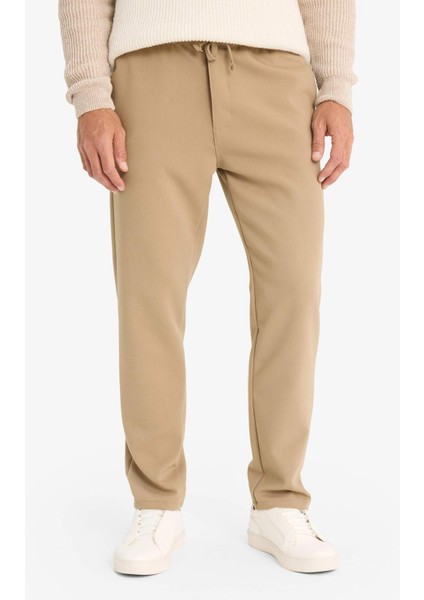 Regular Fit Normal Kesim Kumaş Pantolon Cepli Düz Paça E2937AX24WN