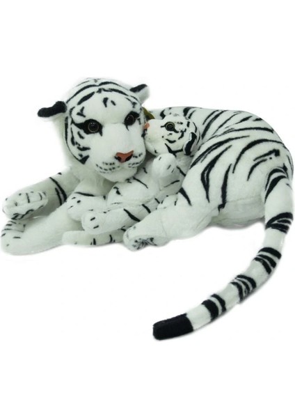 çınar ticaret sunman peluş kaplan anne ve yavrusu