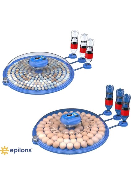 çınar ticaret 80/240 kapasiteli çift viyollü kuluçka makinesi kaz ördek tavuk bıldırcın kuşlar ıçin