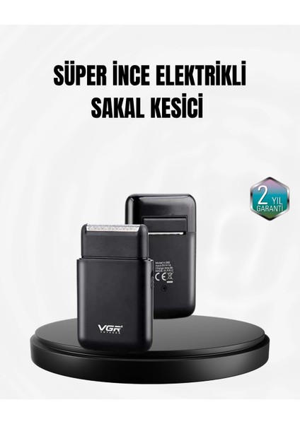 çınar ticaret taşınabilir elektrikli tıraş makinesi usb şarjlı 5w motor ve 0.3 mm hassas kesim