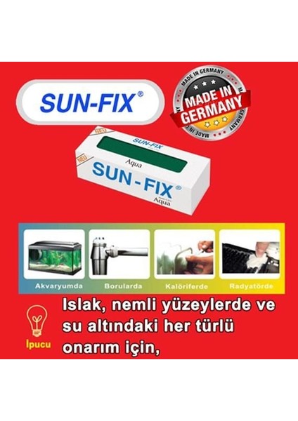 çınar ticaret sun fix aqua kaynak macunu 50 gr fiyatları