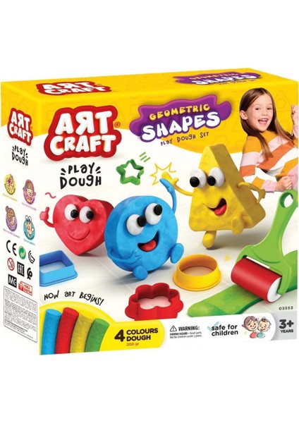 çınar ticaret art craft geometrik şekiller oyun hamuru seti 11 parça fiyatları