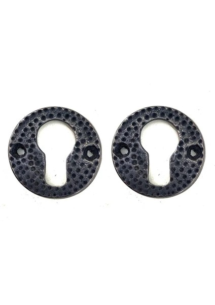 çınar ticaret antika tarz dekoratif pirinç oda kilit rozeti - 49mm, oksit