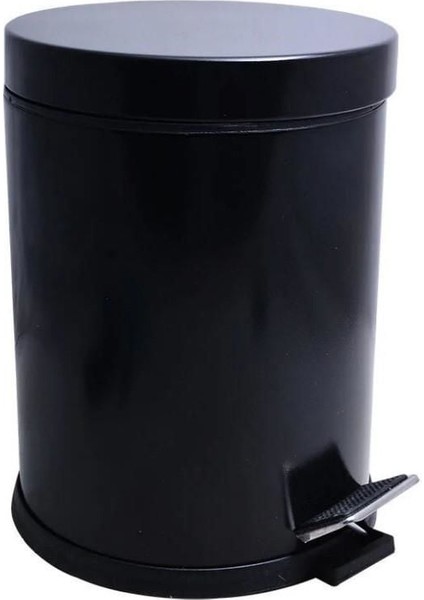 çınar ticaret onno siyah pedallı çöp kovası 5 lt