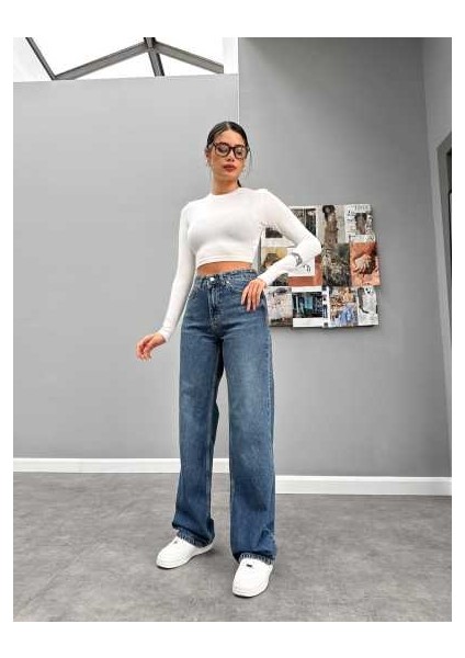 Blue Yıkamalı Straight Orj Jean fiyatları