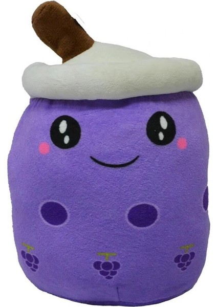 çınar ticaret 62420 peluş 25cm gülenyüz pipetli bardak -hly