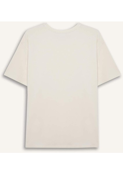 Fit Comfort Fit Bisiklet Yaka Sporcu Kısa Kollu Tişört