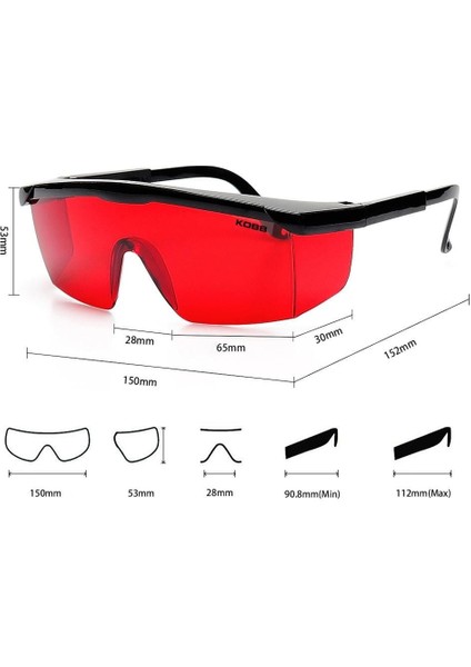 çınar ticaret kobb kbl1r kırmızı lazer gözlüğü modelleri