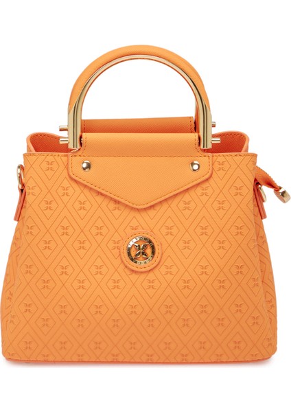 Turuncu Print Kadın Omuz Çantası - S25Y1PR09177-V3F